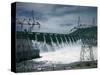 Water Flowing over Spillway of Grand Coulee Dam-Philip Gendreau-Stretched Canvas