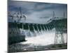 Water Flowing over Spillway of Grand Coulee Dam-Philip Gendreau-Mounted Photographic Print