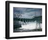 Water Flowing over Spillway of Grand Coulee Dam-Philip Gendreau-Framed Photographic Print