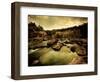 Water Flowing through Rocky Riverbed-Jan Lakey-Framed Photographic Print