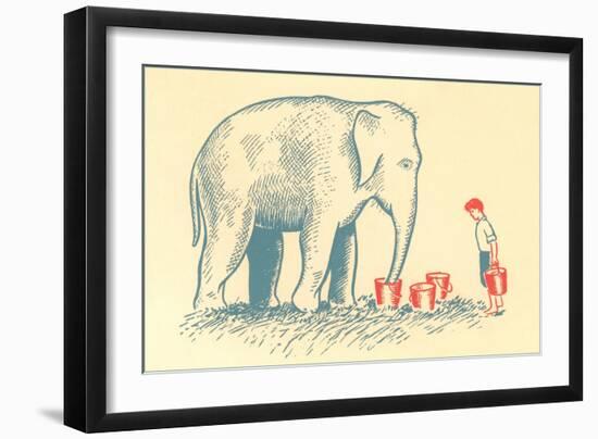 Water for an Elephant-null-Framed Art Print