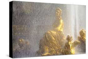 Water Fountain at Linderhof Palace, Bavaria, Germany, Europe-Miles Ertman-Stretched Canvas