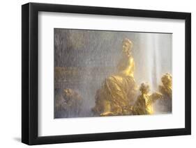 Water Fountain at Linderhof Palace, Bavaria, Germany, Europe-Miles Ertman-Framed Photographic Print