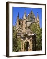 Water Fountain Near St. Mary's Cathedral, Central Business District, Sydney, New South Wales, Austr-Richard Cummins-Framed Photographic Print