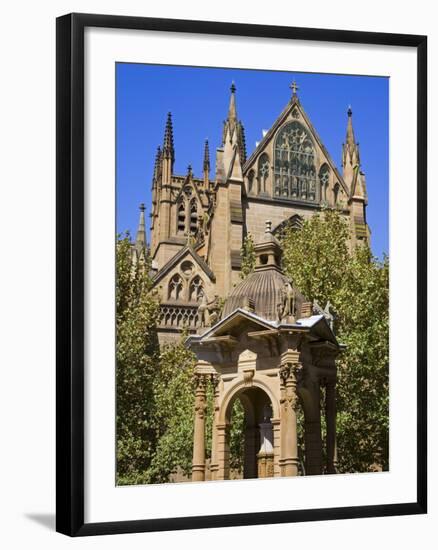 Water Fountain Near St. Mary's Cathedral, Central Business District, Sydney, New South Wales, Austr-Richard Cummins-Framed Photographic Print