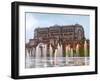 Water Fountains in Front of the Emirates Palace Hotel, Abu Dhabi, United Arab Emirates, Middle East-Gavin Hellier-Framed Photographic Print