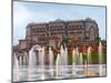 Water Fountains in Front of the Emirates Palace Hotel, Abu Dhabi, United Arab Emirates, Middle East-Gavin Hellier-Mounted Photographic Print