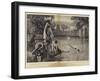 Water Frolics, the Weir Pool at Pangbourne-Robert Walker Macbeth-Framed Giclee Print