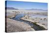 Water from Mineral Lakes Leading to the Laguna Polques Hot Springs Near Chilean Border-Kim Walker-Stretched Canvas