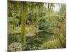 Water Garden and Bridge, Monet's Garden, Giverny, Haute Normandie (Normandy), France, Europe-John Miller-Mounted Photographic Print