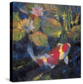 Water Garden I-Leif Ostlund-Stretched Canvas