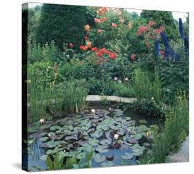 Water Garden II-null-Stretched Canvas