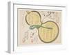 Water Gourd and Cherry Blossoms-Rosh?-Framed Giclee Print
