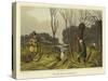 Water Hen Shooting-Henry Thomas Alken-Stretched Canvas