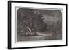 Water-Hunting for Deer, a Night Scene on the River Susquehana, Pennsylvania-null-Framed Giclee Print