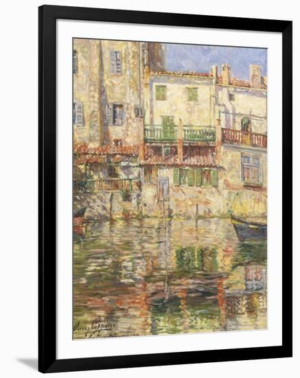 Water Impressions, les Martigues-Omer Coppens-Framed Premium Giclee Print