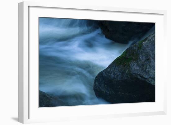 Water Interacting With Three Rocks-Anthony Paladino-Framed Giclee Print