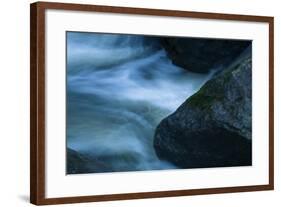 Water Interacting With Three Rocks-Anthony Paladino-Framed Giclee Print