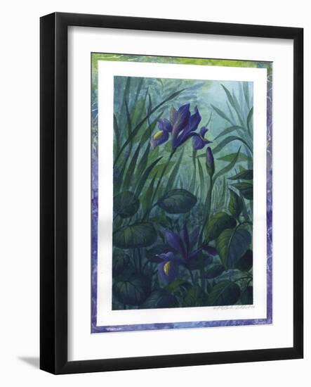 Water Iris-Fiona Stokes-Gilbert-Framed Giclee Print