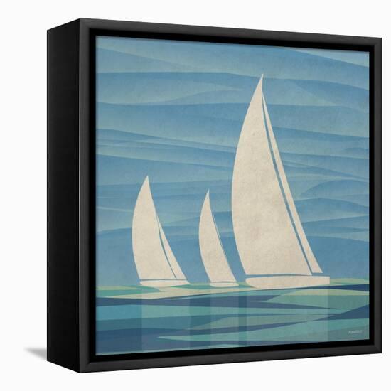 Water Journey II-Dan Meneely-Framed Stretched Canvas