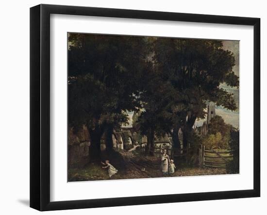 'Water Lane, Dedham', c1802, (1911)-John Constable-Framed Giclee Print