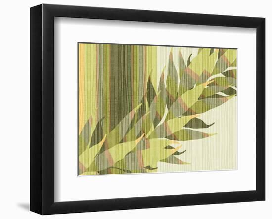 Water Leaves II-Mali Nave-Framed Giclee Print