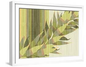 Water Leaves II-Mali Nave-Framed Art Print