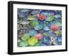 Water Lili-Marietta Cohen-Framed Giclee Print