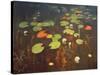 Water Lilies 1895-Isaak Ilyich Levitan-Stretched Canvas