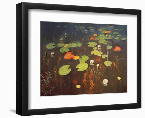 Water Lilies 1895-Isaak Ilyich Levitan-Framed Giclee Print