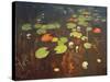 Water Lilies 1895-Isaak Ilyich Levitan-Stretched Canvas