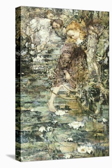 Water Lilies, 1901-Edward Atkinson Hornel-Stretched Canvas