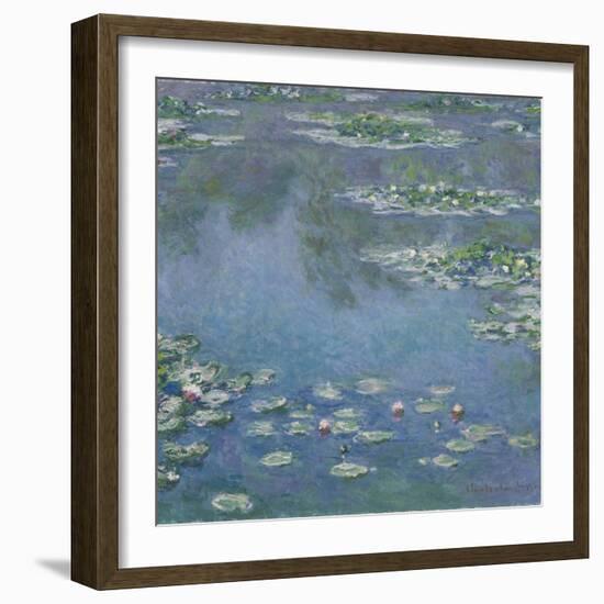 Water Lilies, 1906-Claude Monet-Framed Giclee Print