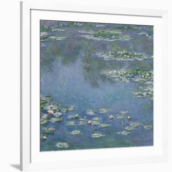 Water Lilies, 1906-Claude Monet-Framed Giclee Print