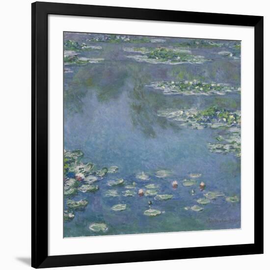 Water Lilies, 1906-Claude Monet-Framed Giclee Print