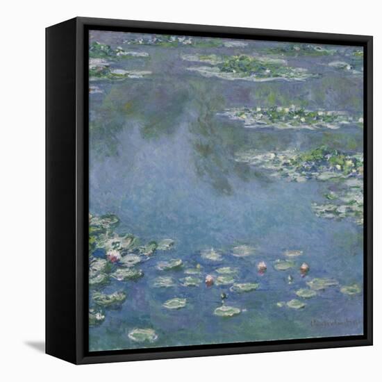 Water Lilies, 1906-Claude Monet-Framed Stretched Canvas