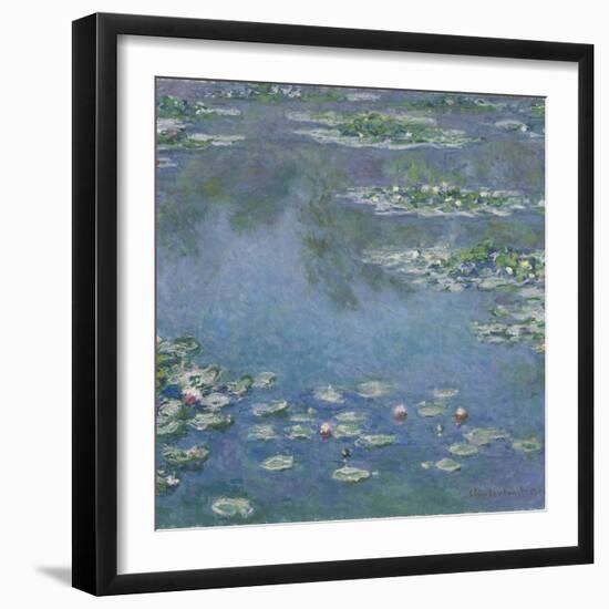 Water Lilies, 1906-Claude Monet-Framed Giclee Print