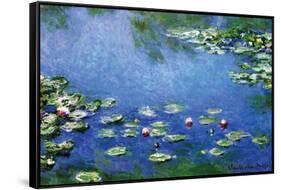 Water Lilies, 1906-Claude Monet-Framed Stretched Canvas