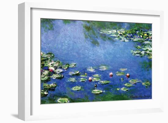 Water Lilies, 1906-Claude Monet-Framed Art Print