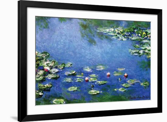 Water Lilies, 1906-Claude Monet-Framed Premium Giclee Print