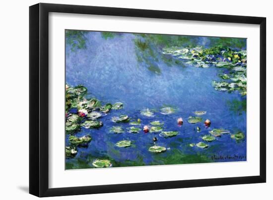 Water Lilies, 1906-Claude Monet-Framed Art Print