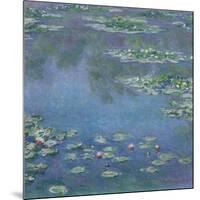 Water Lilies, 1906-Claude Monet-Mounted Giclee Print