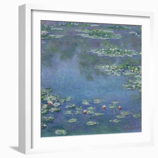 Water Lilies, 1906-Claude Monet-Framed Giclee Print