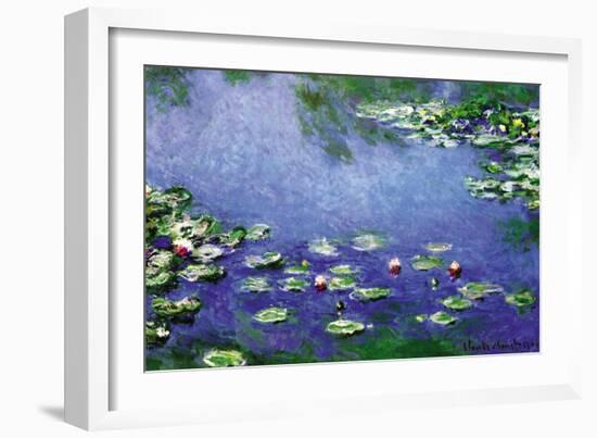 Water Lilies, 1906-Claude Monet-Framed Premium Giclee Print