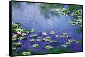Water Lilies, 1906-Claude Monet-Framed Stretched Canvas