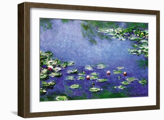 Water Lilies, 1906-Claude Monet-Framed Art Print