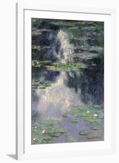 Water Lilies, 1907-Claude Monet-Framed Giclee Print
