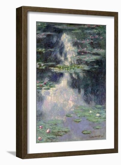 Water Lilies, 1907-Claude Monet-Framed Giclee Print