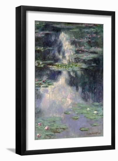 Water Lilies, 1907-Claude Monet-Framed Giclee Print