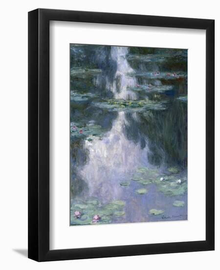 Water Lilies, 1907-Claude Monet-Framed Giclee Print